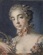 Louis-Marin Bonnet Head of Flora painting